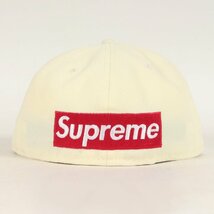 美品 Supreme シュプリーム キャップ サイズ:7 3/8(58.7cm) 21SS NEW ERA リバース ボックスロゴ ベースボール ャップ Reverse Box Logo_画像3