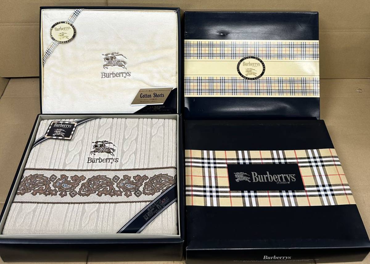 Yahoo!オークション -「burberry バーバリー タオルケット 