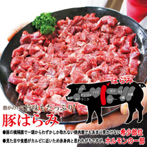 コリこり国産豚はらみ切り落とし500g冷凍 便利に小分けしてます ハラミ 小間肉 コマ_画像2