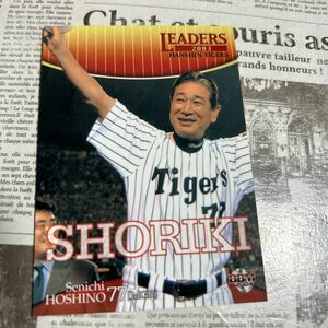 2004BBM 408 星野仙一　正力松太郎賞　阪神タイガース