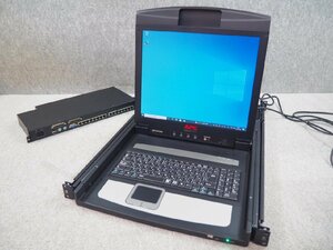 [M13] ☆ APC 17インチ Rack LCD Console　AP5717J // KVMスイッチ　KVM0116A ☆