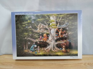 未開封　Disney ディズニー くまのプーさん 光と歌のサンクチュアリ　ジグソーパズル 1000ピース 51×73.5cm テンヨー 　Jigsaw Puzzle