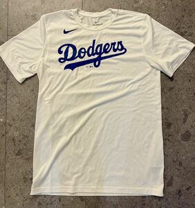 【正規品】NIKE製 ロサンゼルスドジャース Tシャツ 大谷翔平 Lサイズ 半袖 DRY-FIT MLB メジャーリーグ ムーキーベッツ