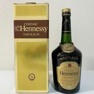 【未開栓】ヘネシー Hennessy NAPOLEON ナポレオン コニャック グリーンボトル ゴールドメダルチェーン 金キャップ 40% 700ml