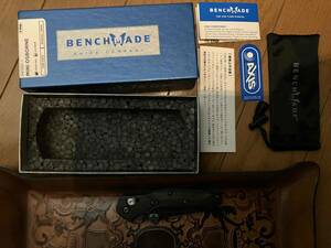 ベンチメイド 945BK-1 ミニ オズボーン ブラック直刃G10 折り畳みナイフ BENCHMADE MINI OSBORNE Folding Knife