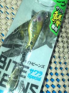 ジャッカル バンブルズ バイトビーンズ TG サワラ Special 40g #グリッターゴールド JACKALL BAMBLUZ BITEBEANS