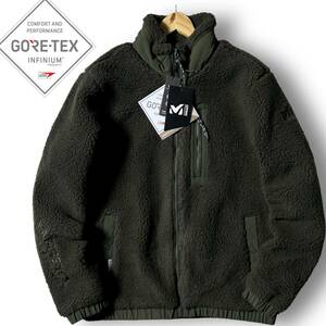 新品 MILLET ミレー GORE-TEX INFINIUM 韓国限定モデル 防寒 保温 ボアフリースジャケット ブルゾン アウトドアウェア XL メンズ ◆B1932c