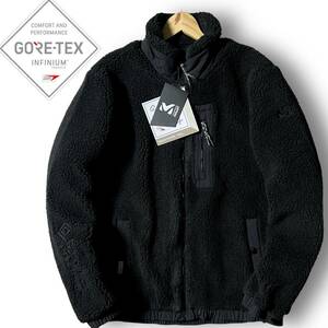 新品 MILLET ミレー GORE-TEX INFINIUM 韓国限定モデル 防寒 保温 ボアフリースジャケット ブルゾン アウトドアウェア L メンズ ◆B1923d