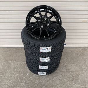 《G-SPEED G-07》ヨコハマジオランダーX-AT◆LT155/65R14　78/75Qハイゼットジャンボエブリィアトレーアクティ軽バン軽トラ　G016A