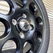 ララパーム　新品ブリヂストンVRX2◆155/65R14 ◆4本◆タント スペーシア ギアワゴンR ムーヴウェイク　スタッドレス　オーバル　ブラック_画像4