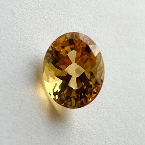 天然　シトリン　ルース　13.9ct