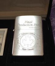 ZIPPO CANADA ジッポー カナダ　Final ファイナル　NIAGARA FALLS シリアル番号　現状品_画像1