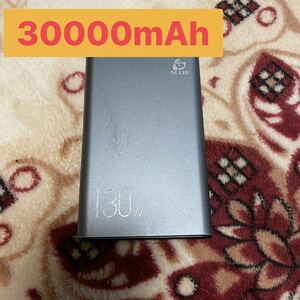 モバイルバッテリー 30000mAh 100W 送料無料 USB-PD USB TypeC PSE 中古 ノートパソコン充電 PD対応 QC3.0 USB出力ポート 1