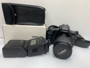 【6305】キャノン Canon EOS3　ZOOM LENS EF 28-135mm .1：3.5-5.6 72ｍｍ 一眼レフカメラ フイルムカメラ　現状品 動作未確認