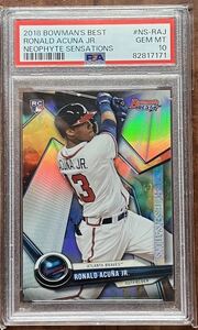 GEM MT10【RONALD ACUNA JR】2018 BOWMANS BEST NEOPHYTE SENSATIONS ROOKIE RC