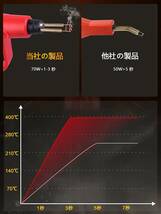 プラスチック溶接機 LED照明付き プラスチック溶接70W バンパー 自動車、二輪車、日常のプラスチック機器補修 4種類の溶接スタッド付き　_画像4
