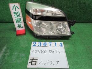 ヴォクシー CBA-AZR60G 右 ヘッド ランプ ライト ASSY Z煌 8人 202 ブラック コイト 28-183 23714