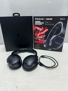 ♯【Skullcandy×HOTOKE】S6CPW-M448　ノイズキャンセリング　ワイヤレスヘッドフォン　Bluetooth　動作品