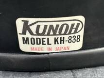 【当時物】KUNOH/クノー工業 フルフェイスヘルメット ブラック 頭回り約55cm KH-838_画像10