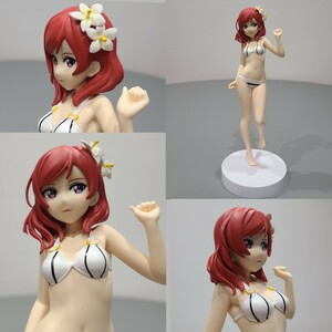 4☆100円～ 西木野真姫 ラブライブ！ 水着 フィギュア 2013プロジェクトラブライブ！ 高さ約24.5cm USED 現状品 他多数出品中!