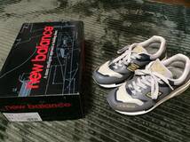 new balance CM1600LE LIMITED EDITON スニーカー レザー メッシュ グレー メンズ 27cm 美品_画像3