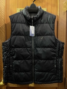  down vest 2L black black men's the best reversible gentleman new goods unused goods free shipping down down jacket LL XL snowsuit water repelling processing 