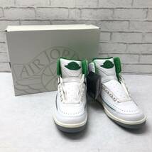 148【1円～】NIKE ナイキ Air Jordan2 Retro エアジョーダン Lucky Green 28.0cm スニーカー DR8884-103_画像1