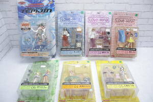 ◎287【未開封】【1円～】フィギュアまとめ 電脳戦機バーチャロン LOVE＊HINA 成瀬川なる 青山素子 前原しのぶ 紺野みつね 当時物 レトロ