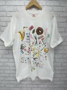 ◎118◆中古品★Supreme シュプリーム Trash S/S Tee Tシャツ 半袖 Lサイズ