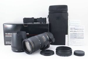 ★☆SIGMA 70-200mm F2.8 APO EX DG OS NIKON用 レンズ シグマ ニコン 元箱#5777☆★