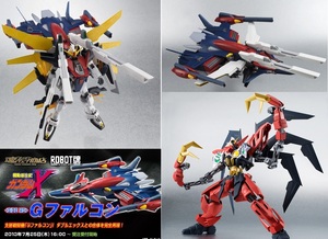 ★ ☆同梱OK☆ ROBOT魂 【ドッキング&変形可能】【限定】Gファルコン ＆ №145 ガンダムXX & №163 ガンダムヴァサーゴ 3個セット1 ★