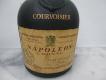 H412　古酒　COURVOISIER　クルボアジェ　NAPOLEON　ナポレオン　COGNAC　コニャック　ブランデー　700ml　40％　_画像2