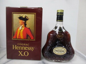 H445　古酒　Hennessy　XO　ヘネシーXO 金キャップ 　箱付　700ml　40％　ヘネシー　XO