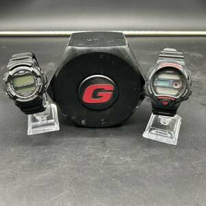 134 ジャンク CASIO G-SHOCK 腕時計 DW-6100 GS-100 2個セットカシオ ジー ショック デジタル 