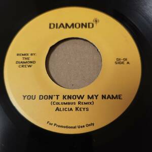 Alicia Keys - You Don't Know My Name (Remix) // Diamond 7inch / Lovers