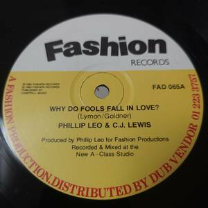 ★Sugar Dandyオケ★CJ Lewis & Phillip Leo - Why Do Fools Fall In Love / I Wanna Be Loved // Fashion 12inch / Dancehall Classic