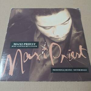 Maxi Priest - Just A Little Bit Longer / 7インチ盤！！(EPではないです) / Best Of Me // 10 Records 7inch / Reggae Pop