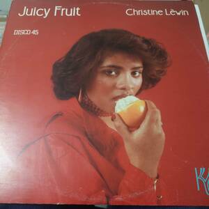 Christine Lewin - Juicy Fruit // Kufe Records 12inch / 藤原ヒロシ / Chosen Few / Mtume / Lovers / Lwin