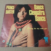 Prince Buster - Dance, Cleopatra, Dance / Waiting For My Rude Girl // Blue Elephant 7inch / Ska_画像1