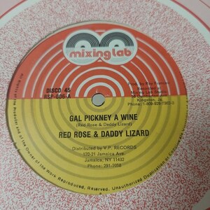 Anthony Red Rose & Daddy Lizard - Gal Pickney A Wine // Mixing Lab 12inch