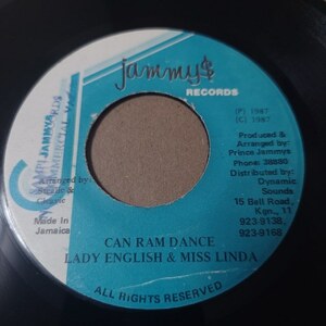 Miss Linda & Lady English - Can Ram Dance // Jammys 7inch / 早口