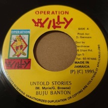 Buju Banton - Untold Stories // Operation Willy 7inch / Dancehall Classic / Dean Frazer - Saxaphone Stories_画像1