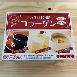 ヒアルロン酸コラーゲン 3g×25袋　無添加　無香料　脂肪分０　美容　ダイエット