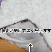 Ｌサイズ　蓄熱着る毛布　犬用部屋着　ぬくぬく着る毛布　蓄熱保温服 アイボリー　シニア犬部屋着 リバーシブル大型犬部屋着　大型犬防寒着_画像9