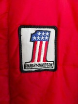 ビンテージ 70's USA製 AMF harley davidson ハーレーダビッドソン ナイロン レーシング No1 ジャケット 中綿 ダウン_画像4