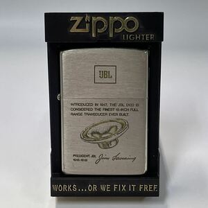 【Z5】 1円スタート ZIPPO / //// /// ジッポー JBL スピーカー オイルライター 火花確認済み 喫煙具 ケース付き