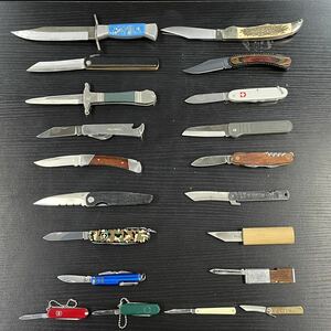 【11R17】 1円スタート VICTORINOX 他 ビクトリノックス アーミーナイフ スイス製 Kマルチツール キャンプナイフ アウトドア用品