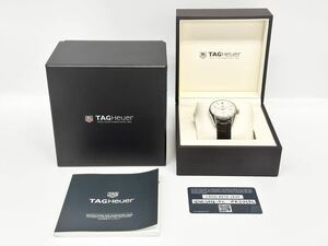 【W12T2】 1円スタート TAGHEUER CARRERA CALIBRE 5 / WAR211B-4 タグホイヤー カレラ キャリバー 稼動品 自動巻き メンズ 腕時計 