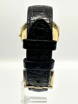 【W12N1】 1円スタート Christian Dior / D45-154 クリスチャン ディオール クオーツ 白色文字盤 デイト ボーイズ 腕時計 _画像5
