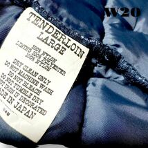 ★1円限定出品★ TENDERLOIN tenderloin テンダーロイン てんだーろいん NRA RACING JKT レーシング ジャケット ワッペン ネイビー 紺 青 L_画像9